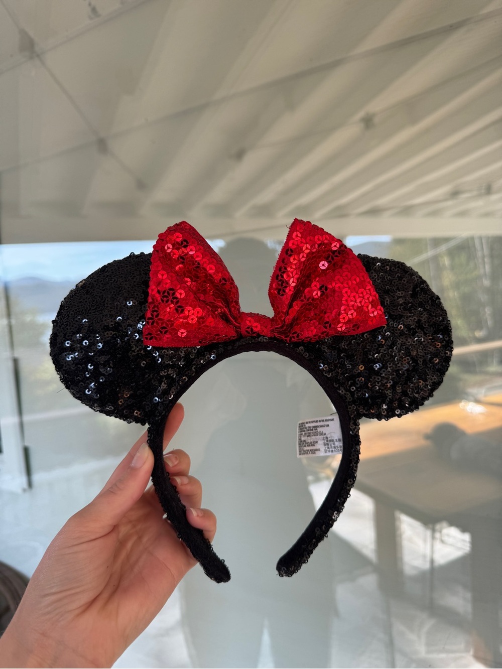 Sequin Minnie Mouse Ears - From Disneyland